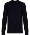 NS333 Native Spirit Unisex Crew Neck Long Sleeve T-Shirt Black colour image